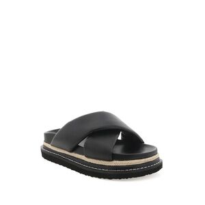Black Women's Slide Sandals BILLINI Arabella platform sandals size 6 NEW in box